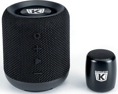 2204 Sidekix Mini Speaker: Wireless Audio Speakers with Bluetooth, Remote Shutter, Satin Black